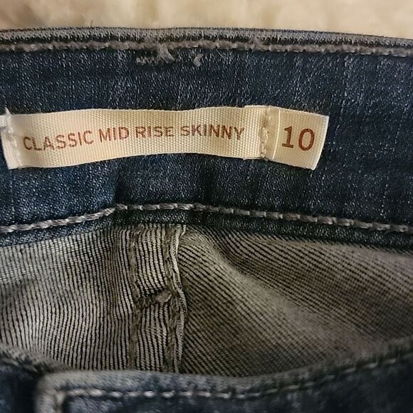 🆕️👖Levi's Classic Midrise Skinny Medium Wash Jeans, Sz 10 - Picture 6 of 7